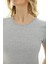 Kısa Kollu Bisiklet Yaka Slim Fit Kadın Body T-Shirt 2037 4