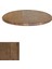 Werzalit Masa Tablası Yuvarlak 107 cm - Rustik Dark 1