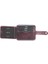 Dikey Crazy Bordo Deri Kartlık 3