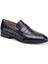 Siyah Kroko Loafer Erkek Ayakkabı -82901- 2