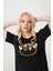 Baskılı Basic Bisiklet Yaka Örme T-Shirt 5