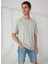 Bisiklet Yaka Düz Yeşil Erkek T-Shirt DT10310_DENIM Trip Bisiklet Yaka Re 3