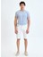 Beyaz Erkek Denim Şort DTE317_STRAIGHT Fit Normal Bel Beya 3
