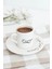 Kararlıyım Bugün Güzel Geçecek Yazılı Beyaz Porselen Türk Kahve / Espresso Fincanı 3