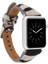 Apple Watch Uyumlu Deri Kordon 38-40-41MM Slim Zebra 1