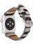 Apple Watch Uyumlu Deri Kordon 38-40-41MM Slim Zebra 2