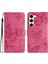 Samsung Galaxy S23+ Pu Deri Stand Kapağı Kelebek Baskılı Cilt Doku Cüzdan Telefon Kılıfı (Yurt Dışından) 1