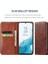 Samsung Galaxy S23 Plus Için Çizgiye Döküm Anti Telefon Kılıfı, Ağaç Doku Telefon Kapağı Deri Stand Cüzdan Telefon Kabuğu (Yurt Dışından) 5