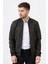 Alicante 58107 Slim Fit Mevsimlik Mont Kahve 1