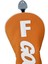 Golf Club Head Peluş Astar Moda Dayanıklı Suya Dayanıklı Golf Başı Turuncu Renk F (Yurt Dışından) 3