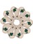 10PCS Golf Demir Headcover Golf Kama Demir Koruyucu Headcover, Işlemeli 4-9, P, S, A, X, Baş Koruyucu, Haki (Yurt Dışından) 1