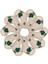 10PCS Golf Demir Headcover Golf Kama Demir Koruyucu Headcover, Işlemeli 4-9, P, S, A, X, Baş Koruyucu, Haki (Yurt Dışından) 4