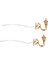 2x Dollhouse LED Duvar Sconces Mini Minyatür Sokak Işık Modeli Bina (Yurt Dışından) 1