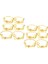 Peçete Yüzükleri Set Metal Peçete Yüzük Tokları Her Gün Akşam Yemeği Için 12 Pcs (Yurt Dışından) 2