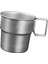 Paslanmaz Çelik Bardaklar Çay Bardağı Taşınabilir Su Bardağı 300ML Gösterildiği Gibi (Yurt Dışından) 5
