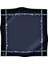 Tivil Indigo-Lacivert Çiçek Çerçeve Desenli Ipek Eşarp 50318-0031-0033 2