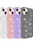 Apple iPhone 13 Kılıf Köşe Korumalı Darbe Emici Airbagli Parlak Tasarımlı Snow Kapak Pembe 2