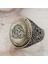 925 Ayar Gümüş Sedef Taşlı Teşkilat-I Mahsusa Model Erkek Yüzük 3