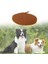 Köpek Kedi Yün Yard Şapk Yumuşak Malzeme El Yıkama Önerilebilir Kahverengi (Yurt Dışından) 5