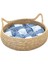 Çıkarılabilir Ped Ekipmanı ile Kedi Yatağı Küçük Orta Köpekler Için Yumuşak Mavi 40 cm (Yurt Dışından) 2