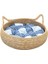 Çıkarılabilir Ped Ekipmanı ile Kedi Yatağı Küçük Orta Köpekler Için Yumuşak Mavi 40 cm (Yurt Dışından) 5