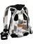 Kedi Tyıcı Sırt Çantası Göğüs Çantası Pet Pet Backpack Tyıcı Bisiklet Yürüyüş gri Beyaz (Yurt Dışından) 3