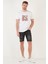 Pamuklu Normal Bel Slim Fit Kot Short Erkek Short 4501M07IBIZA 4