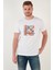 Baskılı Bisiklet Yaka Pamuk Slim Fit T Shirt Erkek T Shirt 646R3710 2