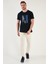 Baskılı Pamuk Slim Fit Bisiklet Yaka T Shirt Erkek T Shirt 646B3780 3