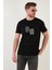 Baskılı Bisiklet Yaka Pamuk Slim Fit T Shirt Erkek T Shirt 646B3950 1