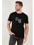 Baskılı Bisiklet Yaka Pamuk Slim Fit T Shirt Erkek T Shirt 646B3950 3