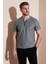 Pamuklu Regular Fit Yarım Fermuarlı T Shirt Erkek T Shirt 5902653 1