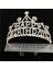 Düğün Gelin Nedime Doğum Günü Prom Partisi Crystal Pearl Tiara Crown Başlık (Yurt Dışından) 4