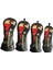4pcs Pu Golf Kafa Kapakları Golf Kulüpleri Golf Ahşap Headcover Erkekler Kadın Köpek Siyah (Yurt Dışından) 5