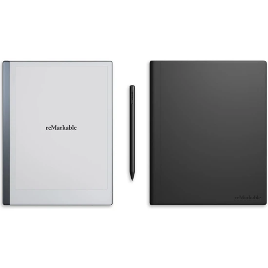 Remarkable 2 Digital Paper Tablet + Marker Plus + Kapaklı Siyah Kılıf