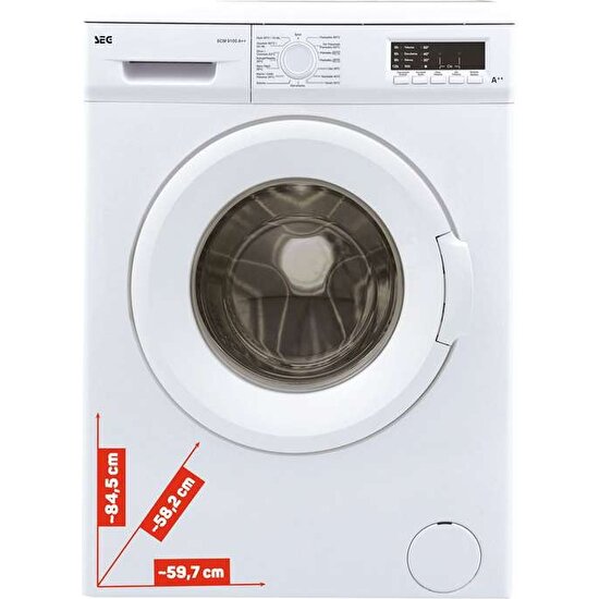 Seg Scm 710 A ++ Sınıfı 7 kg Yıkama 1000 Devir Çamaşır Makinesi Beyaz