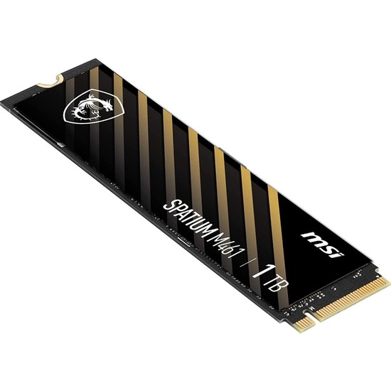 MSI Spatium M461 PCIe 4.0 NVMe M.2 1TB SSD 2000 MB/s Okuma Hızı 1000 MB/s Yazma Hızı