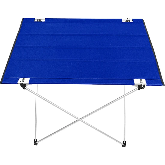 Grimaldi Katlanabilir Kumaş Kamp ve Piknik Masası, Lacivert, Geniş Model, 73 x 55 x 48 cm