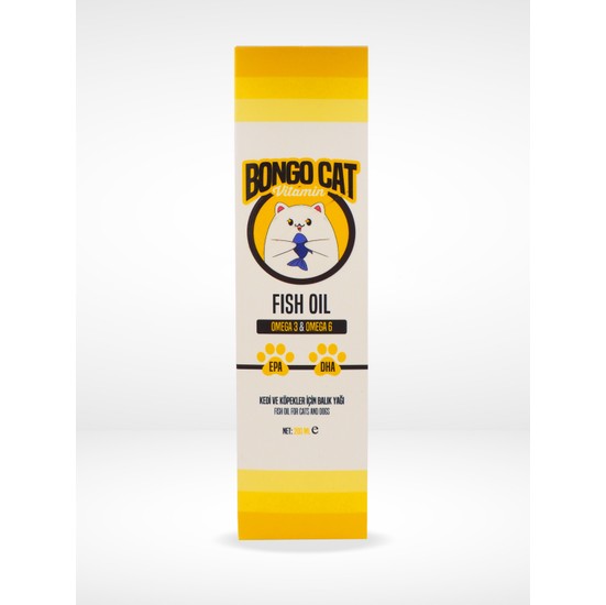 Bongo Cat Fish Oil 200GR. (Insanlar ve Evcil Hayvanlar Fiyatı
