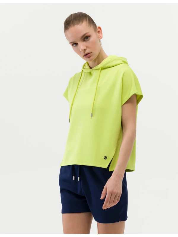 Pierre Cardin Kadın Yeşil Oversize Sweatshirt 50263703-VR232