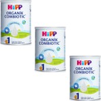 Hipp Organik Combiotic Bebek Sütü 350 gr 3 Adet 0-6 Ay İçin Sütlü Besin