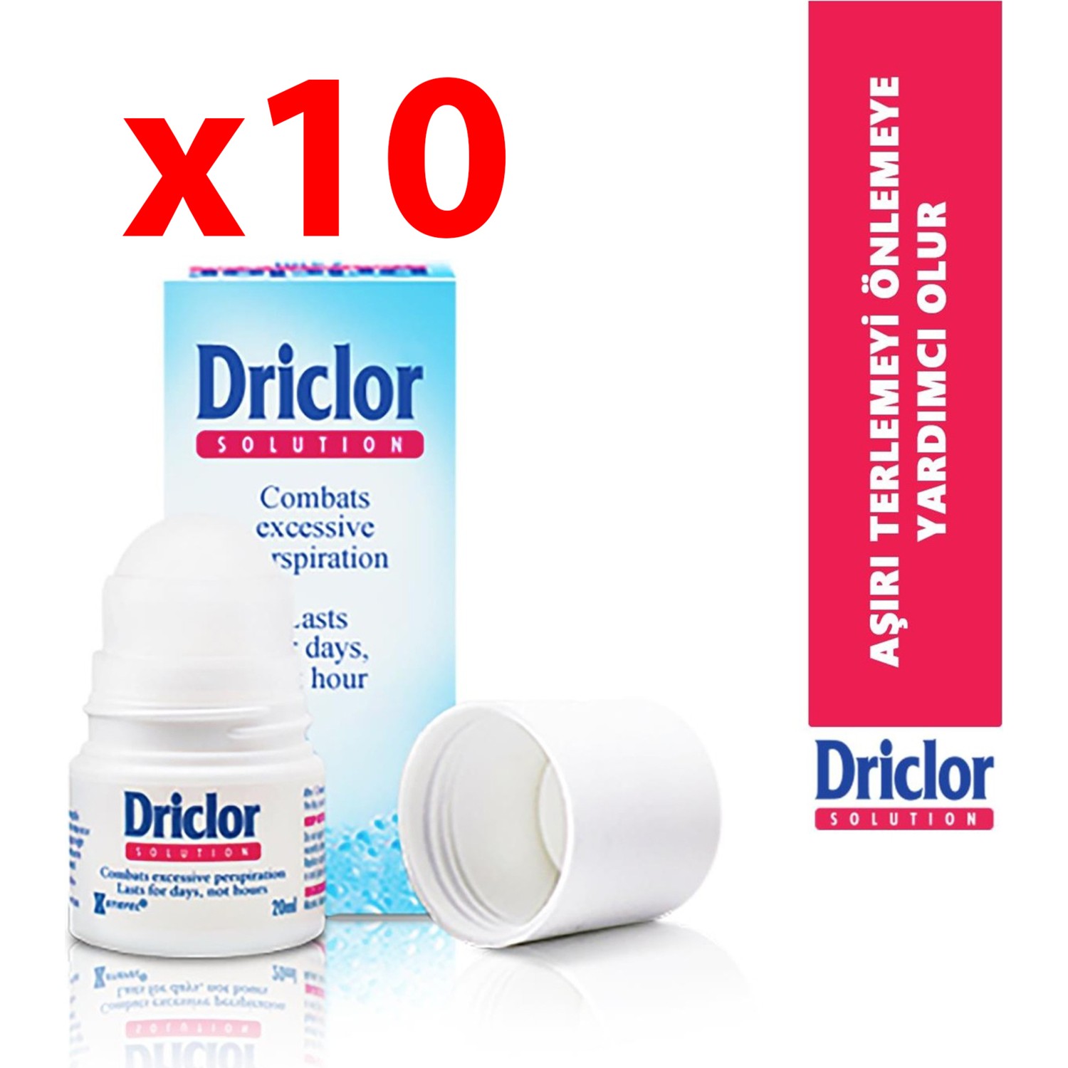 Driclor Terleme Karşıtı Roll On 20 ml 10 Adet Fiyatı