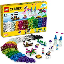 LEGO® Classic Yaratıcı Fantastik Evren 11033 - 5 Yaş ve Üzeri Çocuklar için Hayali Karakterler ve Yaratıklar İçeren Yaratıcı Oyuncak Yapım Seti (1800 Parça)