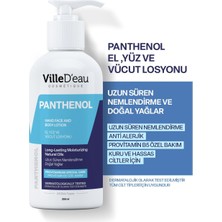 Villed'eau Yoğun Nemlendirici ve Besleyici Kuru ve Hassas Ciltler İçin El Yüz ve Vücut Kremi Panthenol 250 ml