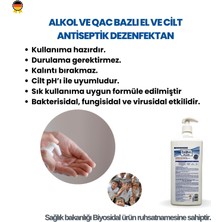 ® Alkol ve QAC Bazlı El ve Cilt Antiseptik Dezenfektan 1 LT X 2 ADET | Güvenli ve Etkili Koruma