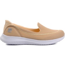 Pierre Cardin PC-30168 Krem Esnek Fileli Kadın Spor Ayakkabı