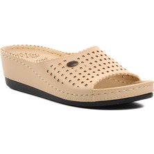 Ayakmod 15.034 Bej Kadın Terlik