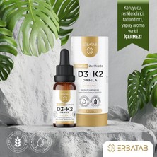 Erbatab Vitamin D3 K2 2'si 1 Arada Damla