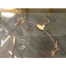 Hanalya Iç Çamaşır Askısı Rose Gold Bakır Kaplı Gecelik Bikini Askısı (10 Adet)
