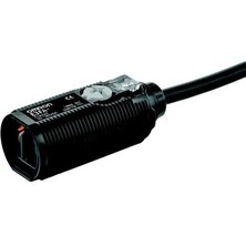 Omron E3FADN122MOMI, Fotoelektrik Sensör, M18 Cisimden Yansımalı, 300MM, Npn, L-On/d-On Uygulaması, 2m Merkez